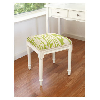 Floral vanity online stool