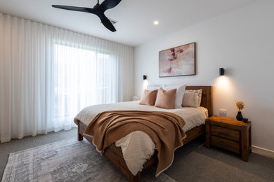 This is an example of a modern bedroom in Geelong.