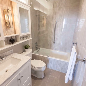 Tiny Bathroom Gets Big Makeover