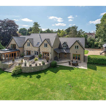 converted 1970’s bungalow into a contemporary cotswold home