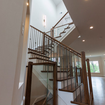 Project #44 | Contemporary Staircase with Skylit Stairwell