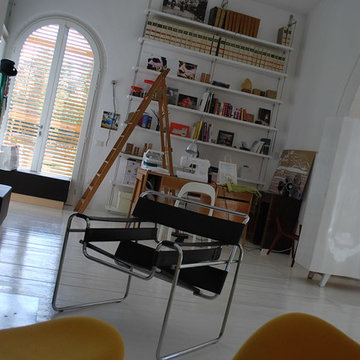 loft in pietra dagli interni minimal