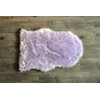 Faux Sheepskin Lavender Area Rug, 4'x6'