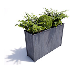 Tall Rectangular Trough - Outdoor Plant Pots & Planters