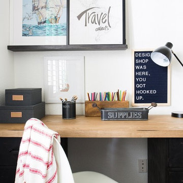 Traditional Master and Teenage Boy Bedrooms