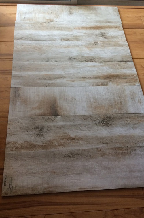 Need Opinions On Beachy Looking Wood Like Tile Floor