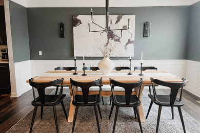 Inspiration for a dining room remodel in Columbus