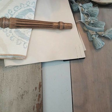 Presentation fabrics, trims, leathers and finishes