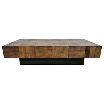 Salvaged Parquet Coffee Table