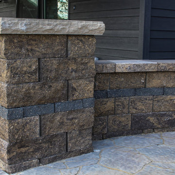 Carefully Built Foundation Wall Made of Fine Stone Materials