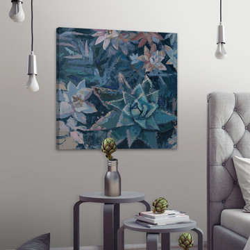 "Tropical Garden" Painting Print on Wrapped Canvas