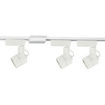 Cal - Cal HT Series - 3 Light Track Head, White Finish - Shade Included: YesWhite Finish