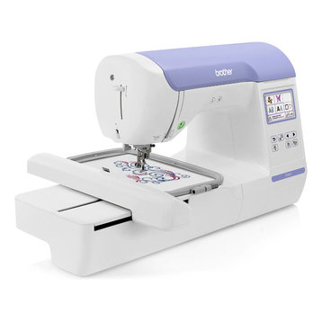 Brother PE800 Embroidery Machine, Color Touch LCD Display