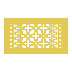 Reggio Register - Reggio Register 612, Sun Gold Aluminium, Holes - Registers Grilles And Vents