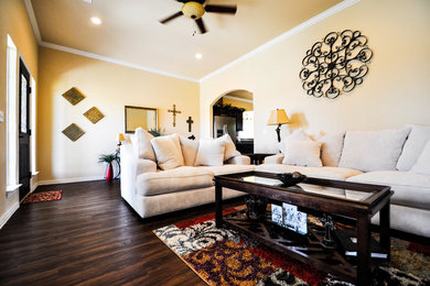 Living room - contemporary living room idea in Other