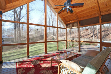 Marietta Home with Post and beam Screened Porch