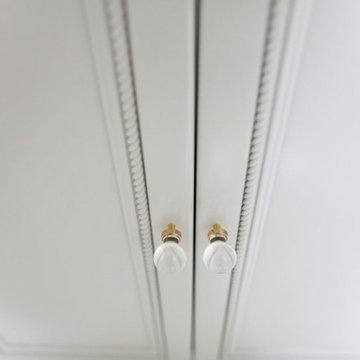 Custom Cabinetry Detail with Classic Hardware
