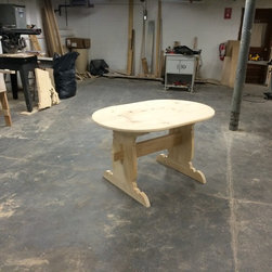 Custom trestle table (unfinished) - Dining Tables