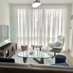 Manhattan View Condo- Ripplefold Drapery - Curtains