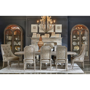 A.R.T. Home Furnishings Arch Salvage Reeves Host Chair, Parchment