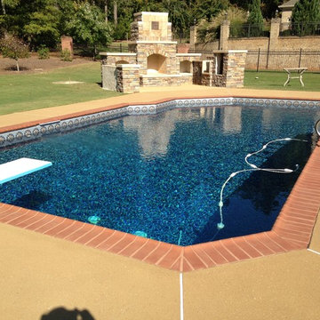 Beautiful New Pool Deck ABCDesigns.info
