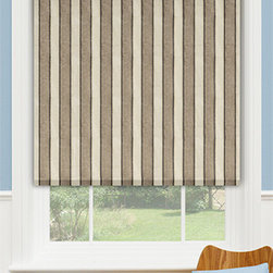 Blinds.com Premier Decorative Roller Shades in Bristol Grain - Roller Shades