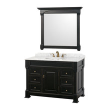 powder room vanity