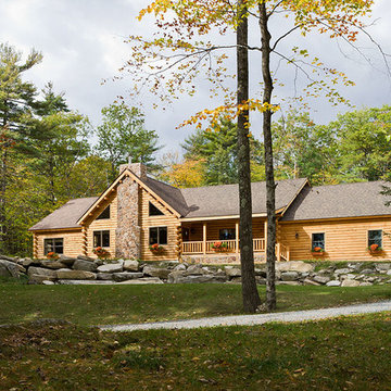 Log Homes & Cabins - Coventry Log Homes - Custom Craftsman