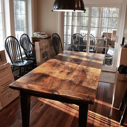 Reclaimed Wood Harvest Tables - Products