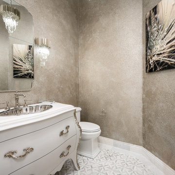 Gold Guest Powder Room