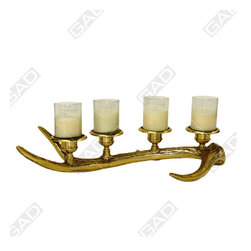 HORN T-LITE HOLDER - Candles & Candle Holders
