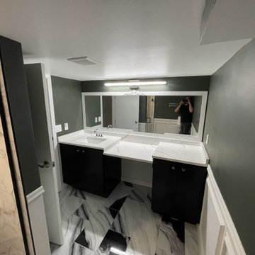 Modern Gothic Bathroom Remodel