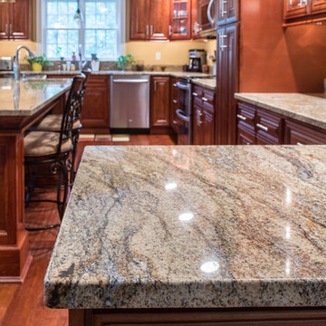 African Rainbow Granite Kitchen