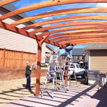 Forever Redwood Pergola