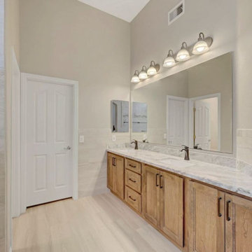 Modern Master Bathroom in Green Valley Ranch