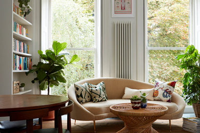 Photo of a small eclectic living room in London.