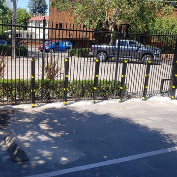 Sliding Gate, Motor and Fence with Pedestrian Gate