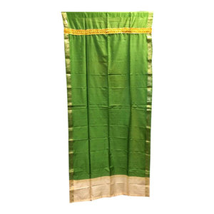Mogul Interior - Saree Drapes Panels, Green - Curtains