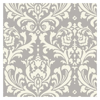 Cute Modern French Scroll Wall Art Stencil Paint Wallpaper Look