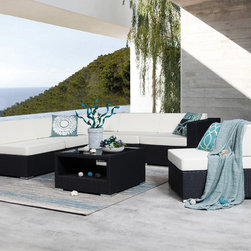 Lavita Furniture - MODA Seven Ways Outdoor Lounge System - Outdoor Lounge Chairs