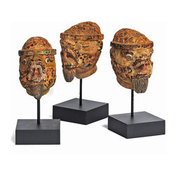 Hanuman Puppet Heads - Decorative Objects And Figurines