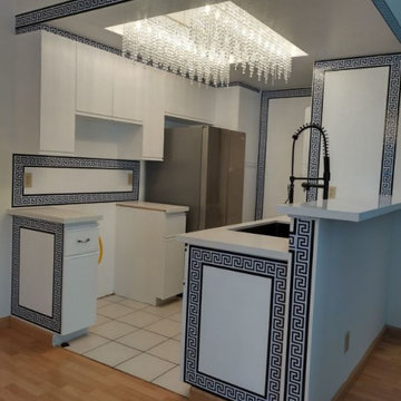 Kitchen wallpaper installation Arch Cape, OR