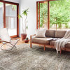 Layla Lay-13 Antique/Moss Printed Area Rug by Loloi II, 9'-6" X 14'