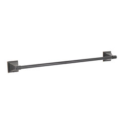 Designers Impressions - 500 Series Oil Rubbed Bronze 24" Towel Bar - Towel Bars