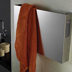 Amba Elory Brushed Stainless Towel Warmer - Towel Warmers