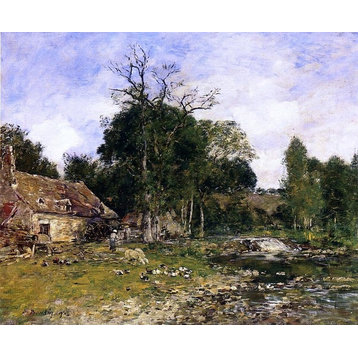Eugene-Louis Boudin The Old Mill at Saint-Ceneri Wall Decal