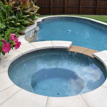Plano - Pool, Spa, Fire Pit, & Attached Roof