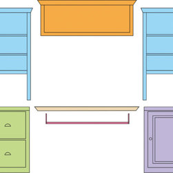 Crescenzo Home Office Desk System - Desks And Hutches