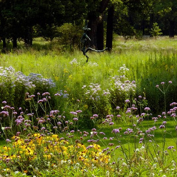 A Modern Farm House - Sculpture in Native Prairie