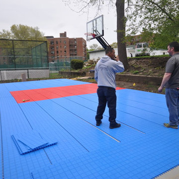 Gappsi Basketball and Shuffle Board Court Installations